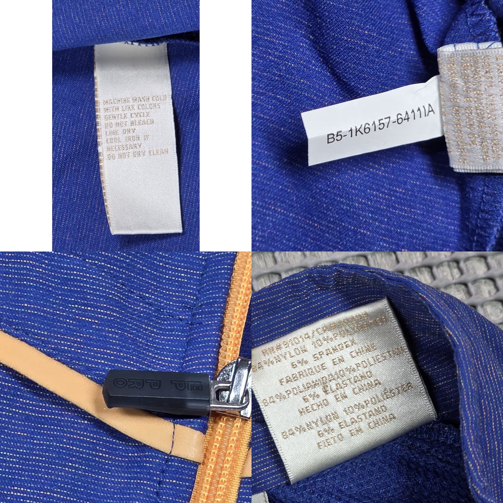Vintage EP Pro Tour Tech Women's Size L Full-Zip Golf Jacket Blue Orange Trim Size M / US 6-8 / IT 42-44 - 9 Thumbnail