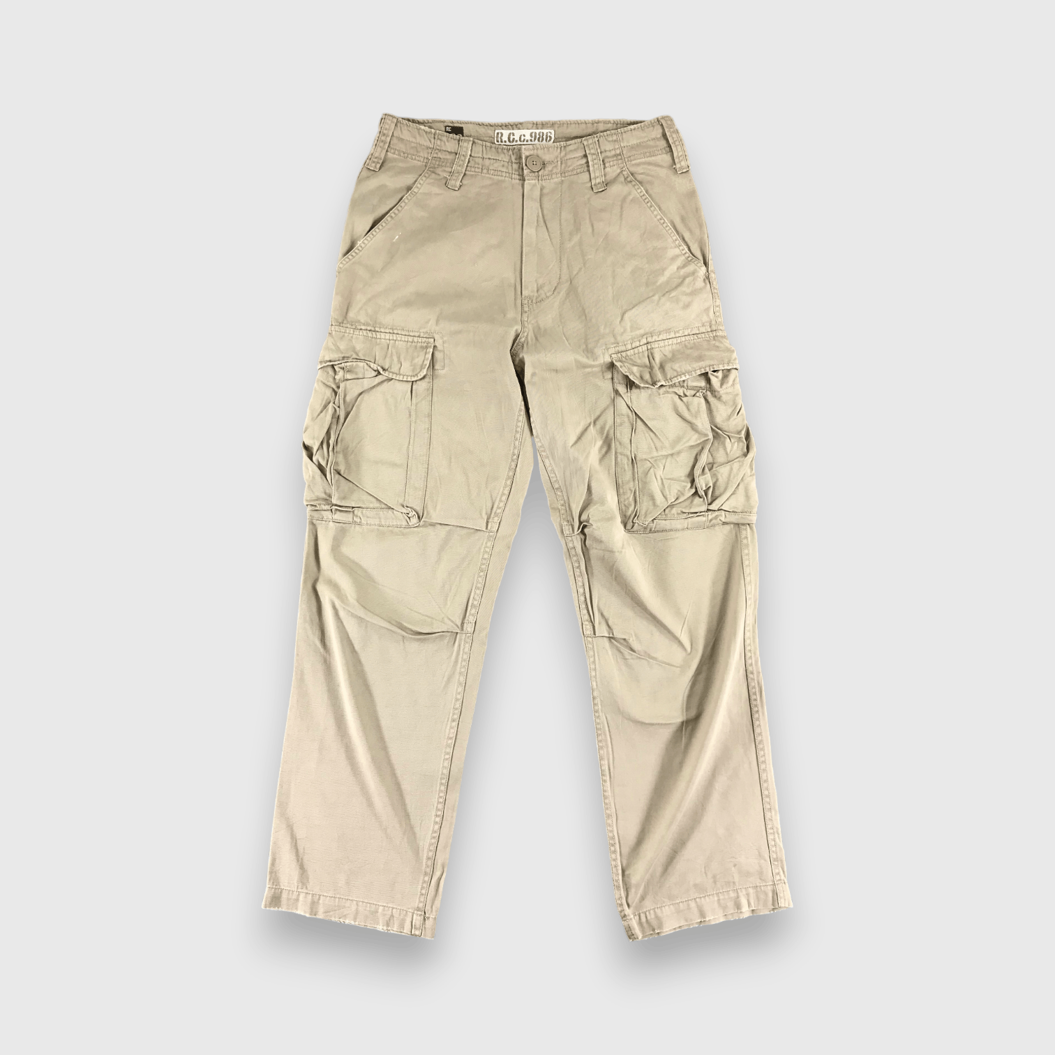 Japanese Brand Real Crush Japanese Multi Pocket Cargo Pant-J122 Size US 31 - 1 Thumbnail