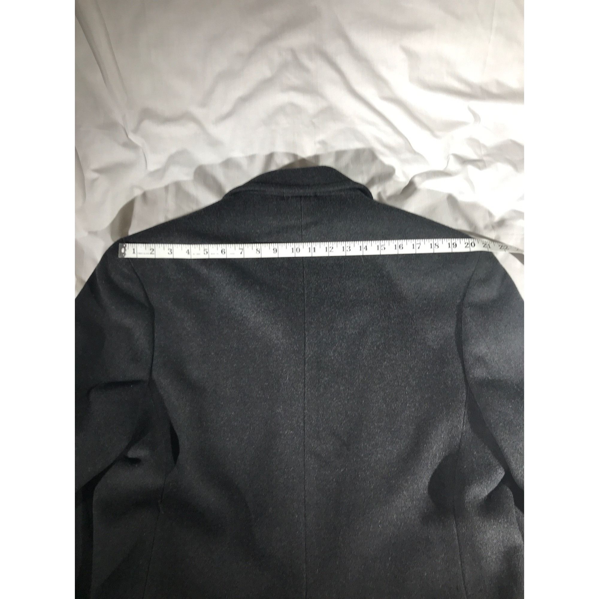 RRL Ralph Lauren Ralph Ralph Lauren Men's Luxe Gray 100% Lambswool Over Coat Size US XS / EU 42 / 0 - 7 Thumbnail