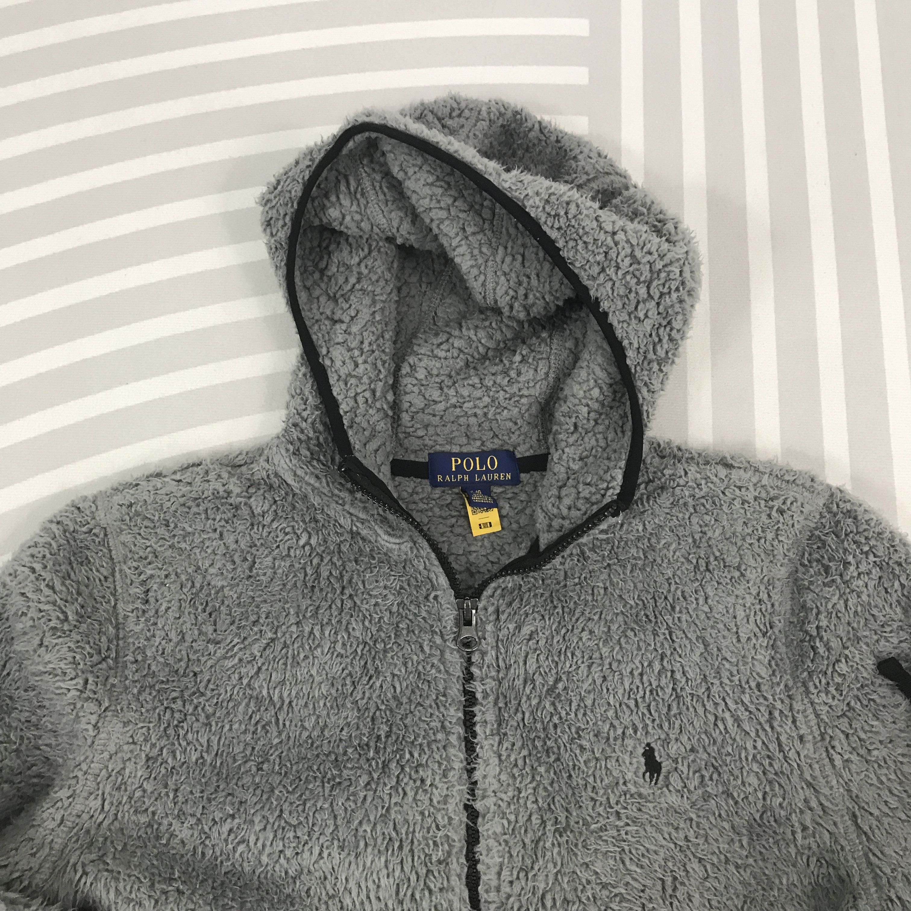 Polo Ralph Lauren × Vintage Polo Ralph Lauren Fleece hoodie Jacket Size US S / EU 44-46 / 1 - 8 Thumbnail