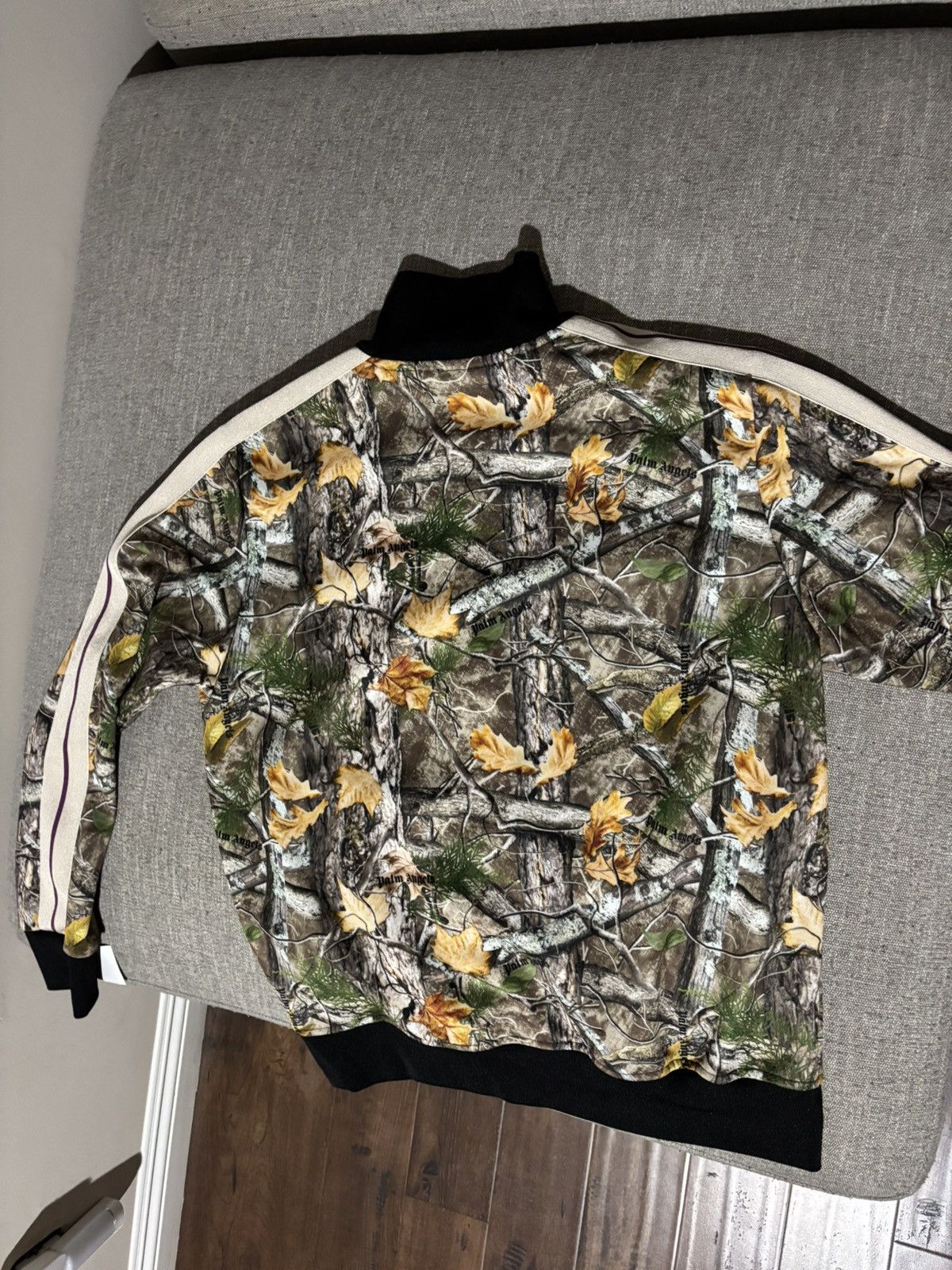 Palm Angels Palm Angels Camo Track Jacket Size US XL / EU 56 / 4 - 3 Thumbnail