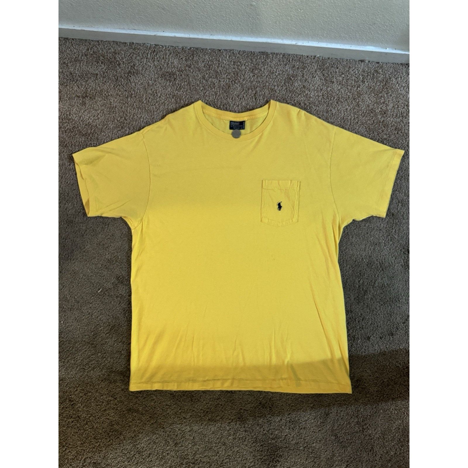Ralph Lauren Vintage Polo Ralph Lauren Logo Pocket Tee Shirt Size Large Size US L / EU 52-54 / 3 - 1 Thumbnail