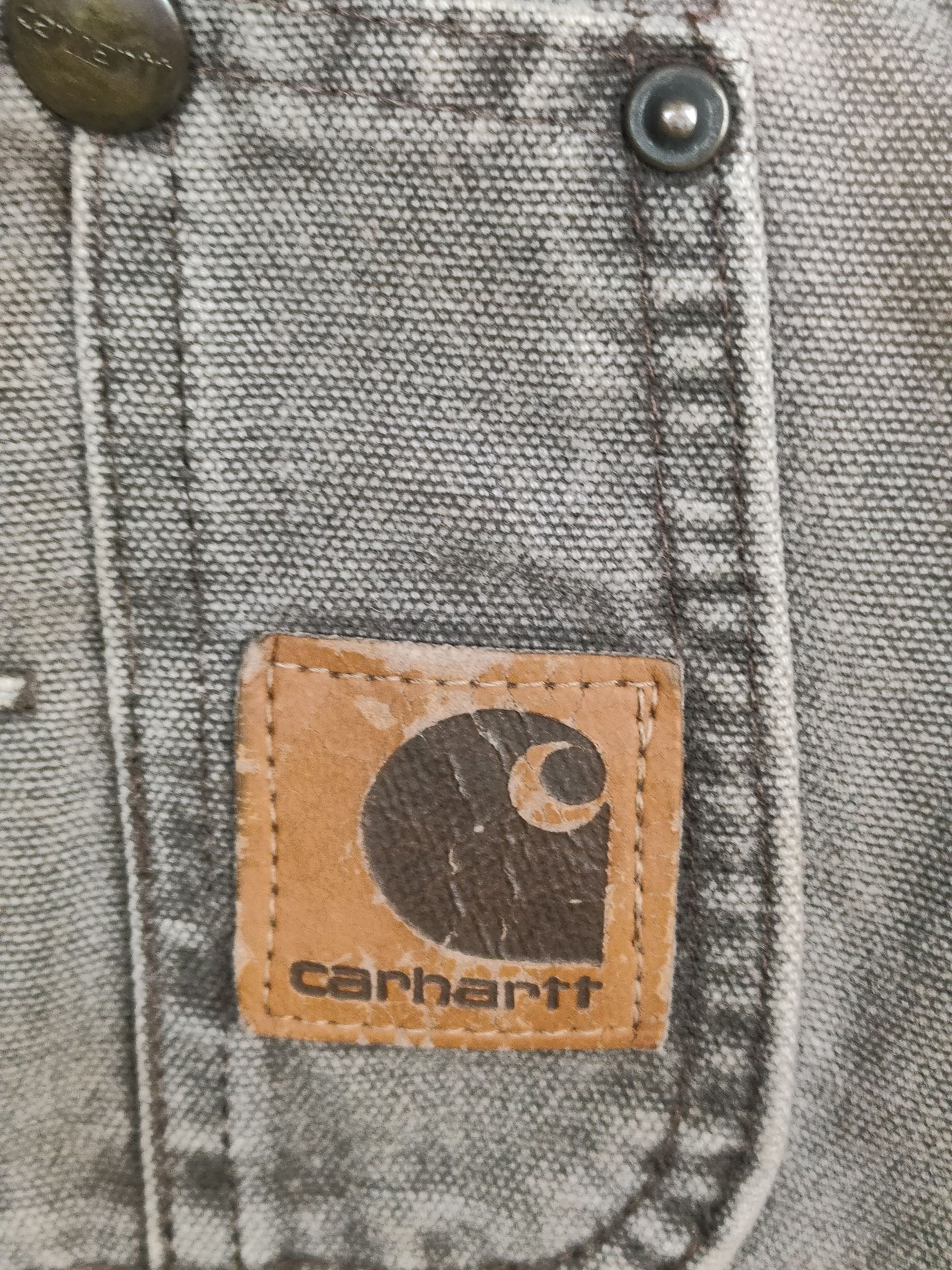 Carhartt × Vintage Vintage 90s Carhartt Duck Canvas Workwear Overall Size US 34 / EU 50 - 6 Thumbnail