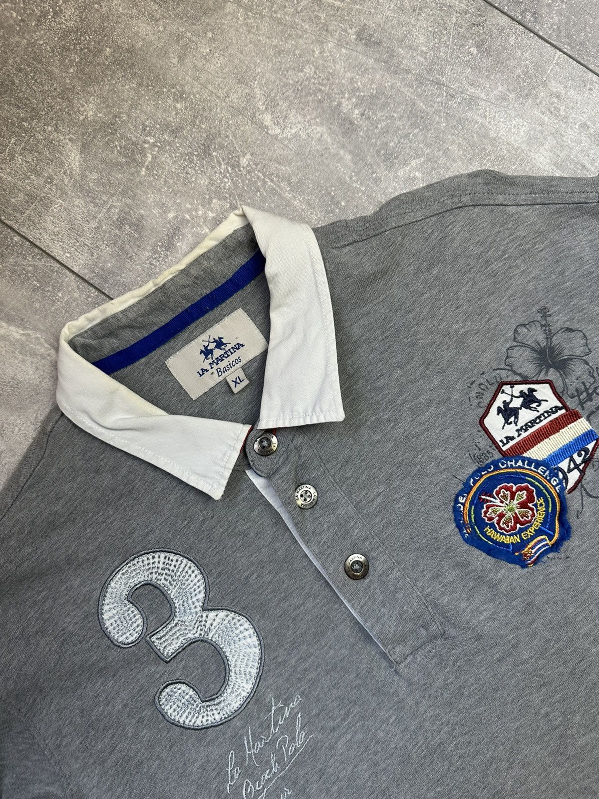 Vintage La Martina Luxury Rugby Long Sleeve Size US XL / EU 56 / 4 - 9 Thumbnail