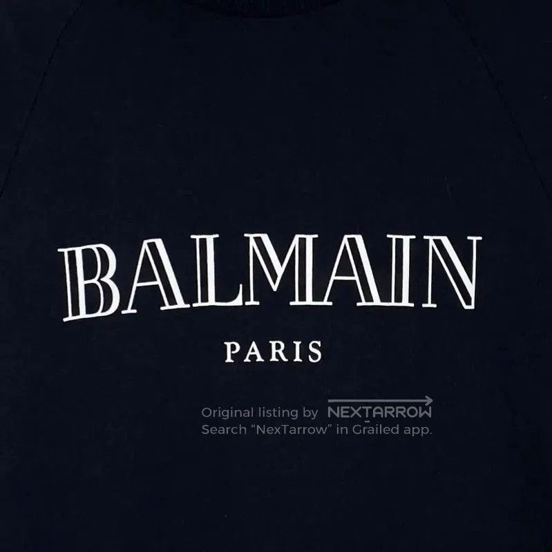 Balmain Balmain Black Cotton Women's Sweatshirt . Size S / US 4 / IT 40 - 4 Thumbnail