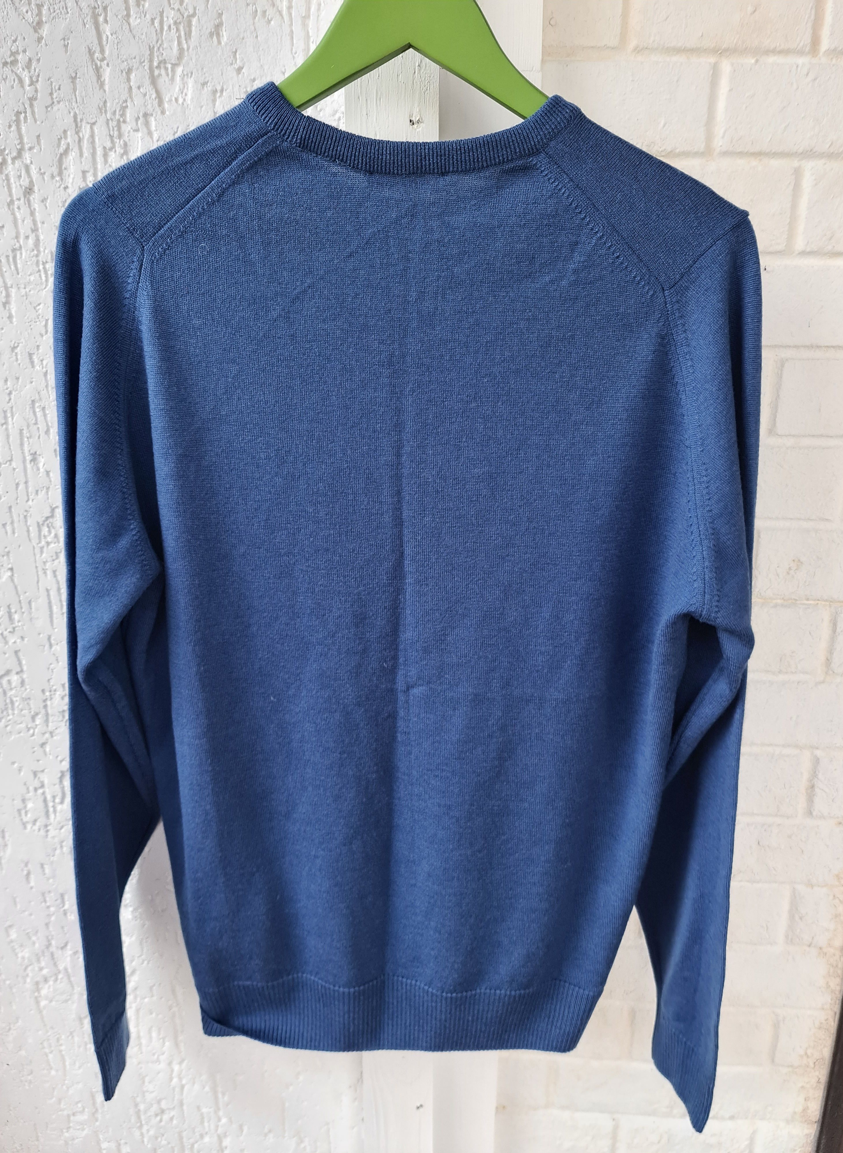 Aquascutum Aquascutum Crew neck Knitwear sweater 100% wool Size US L / EU 52-54 / 3 - 3 Thumbnail