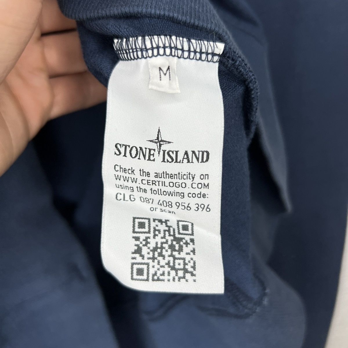 Stone Island Stone Island Sweatshirt Crewneck Blue Navy Badge Patch Size US M / EU 48-50 / 2 - 6 Thumbnail