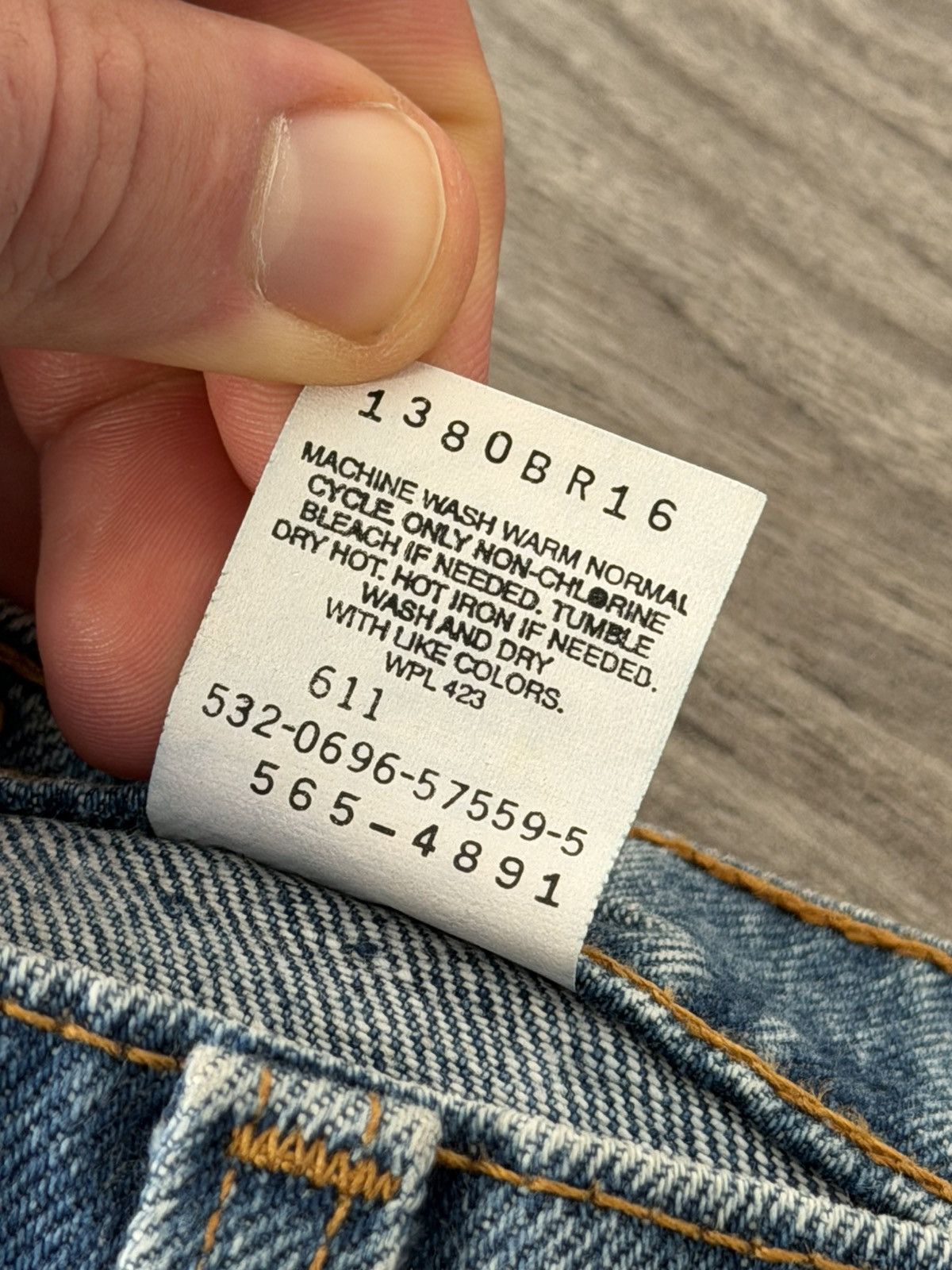 Levi's ‼️Vintage Levi’s Grey 565 Red Tab Denim Made in USA🇺🇸Jeans‼️ Size US 32 / EU 48 - 10 Thumbnail