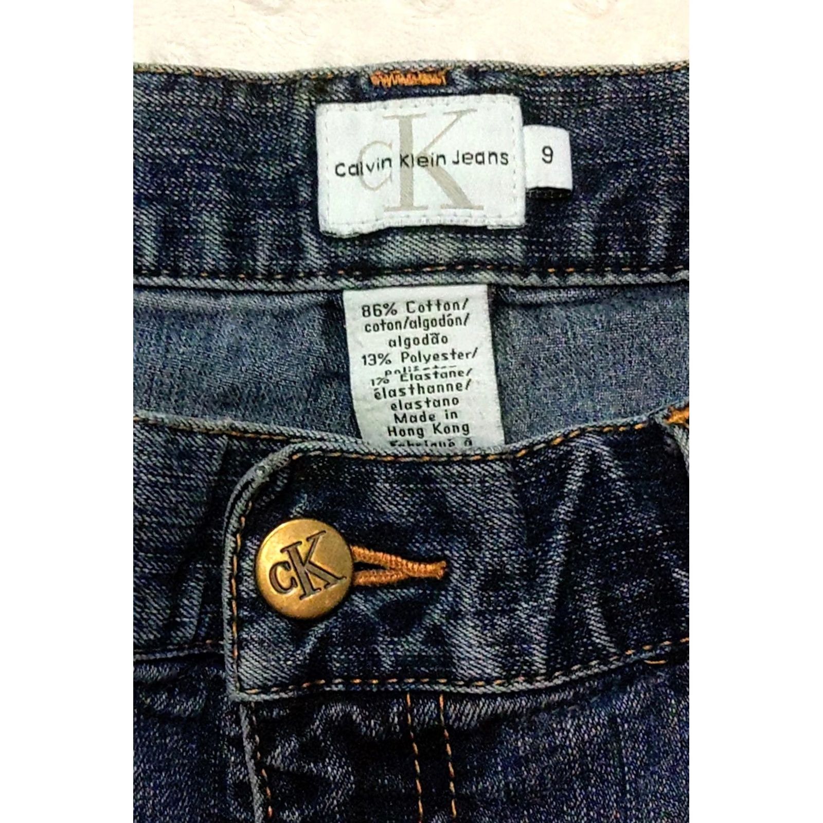 Calvin Klein VINTAGE Calvin Klein Womens Jeans 9 High Rise Straight Leg Blue Mom Jeans 80s 90s USA Mens Women Girls Boys? Size 30" / US 8 / IT 44 - 5 Thumbnail