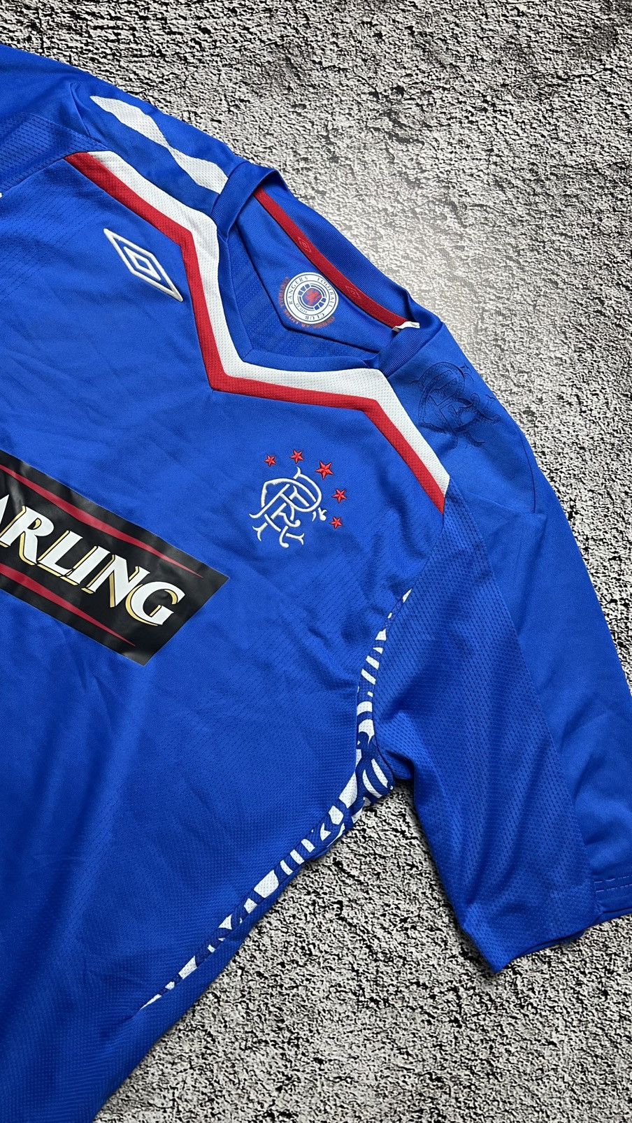 Umbro 2007-2008 Glasgow Rangers carling umbro vintage jersey Size US L / EU 52-54 / 3 - 2 Thumbnail