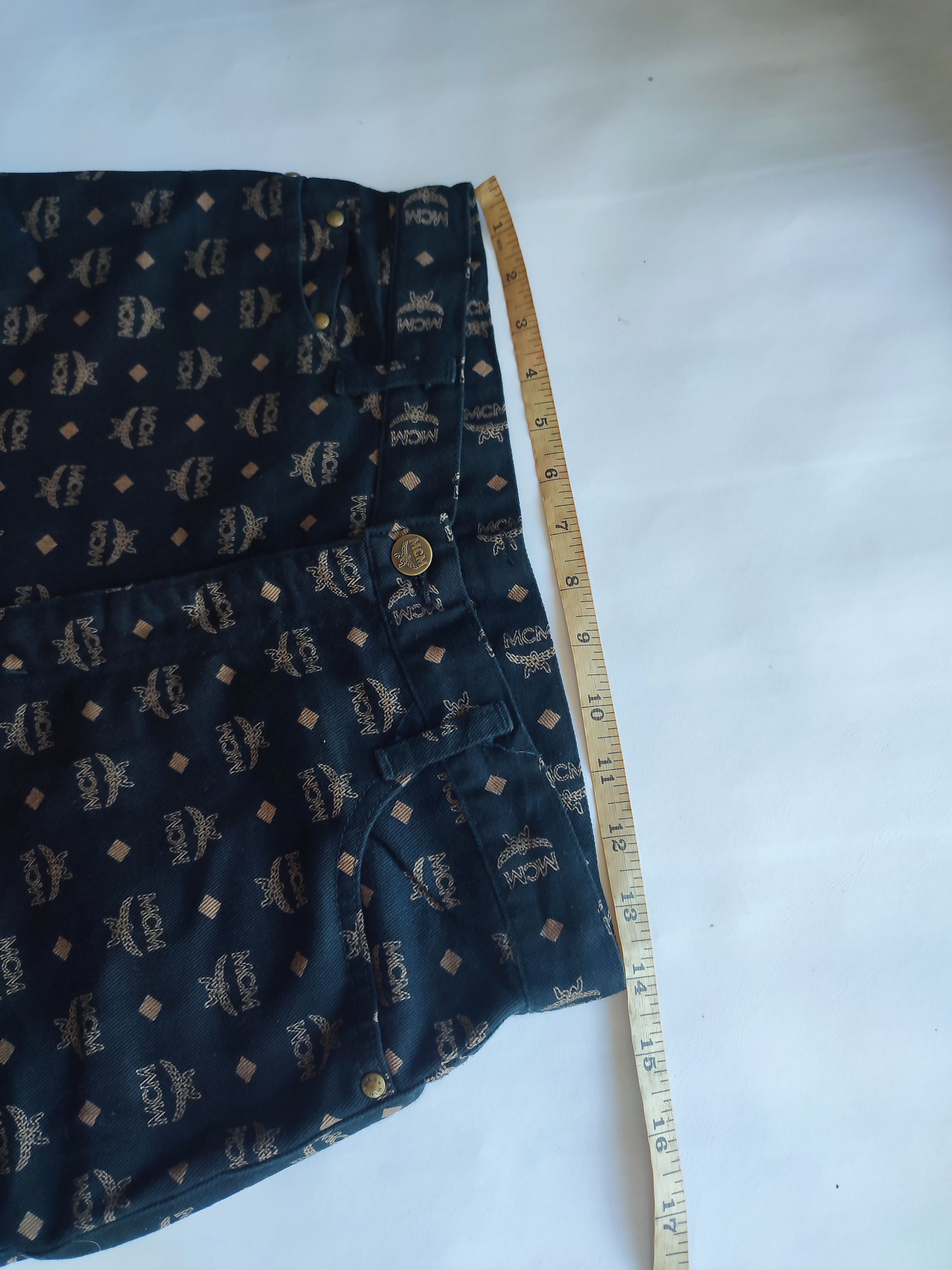 MCM Vintage women's MCM MONOGRAM PANTS JAPAN Size 28" / US 6 / IT 42 - 13 Thumbnail