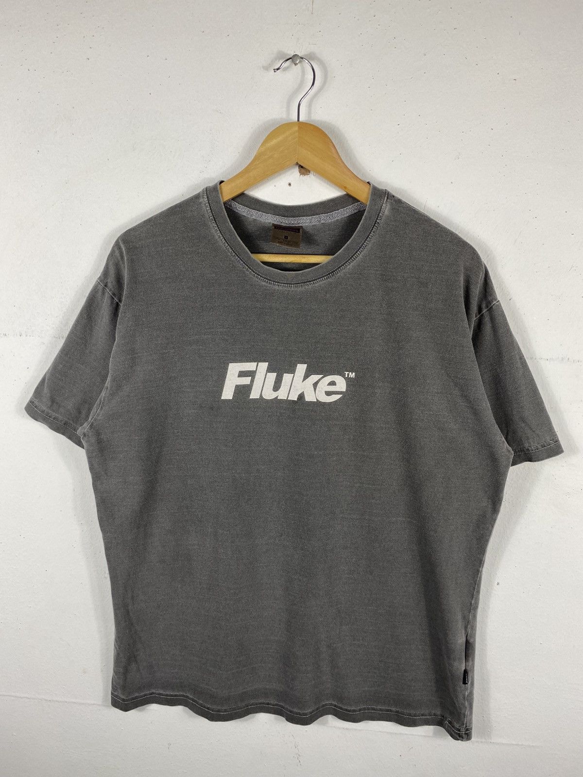 Japanese Brand Distressed Fluke T-Shirt Size US M / EU 48-50 / 2 - 1 Thumbnail