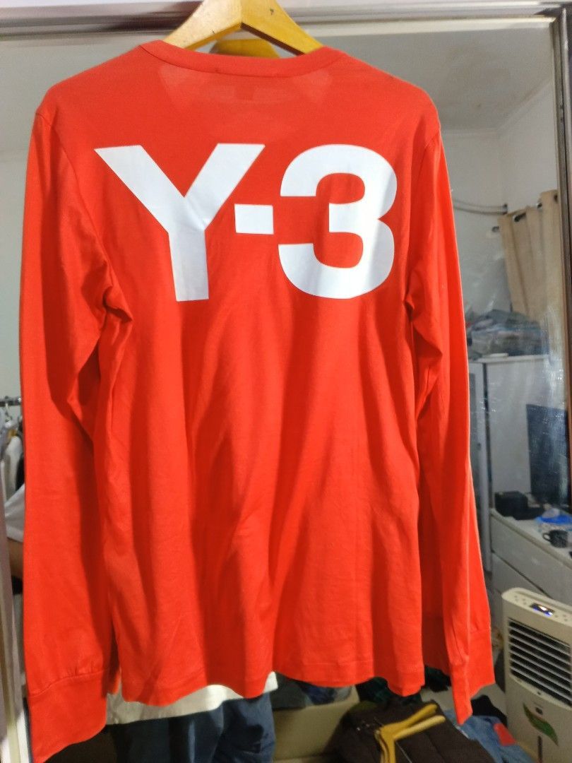 Yohji Yamamoto Y-3 Yohji Yamamoto Long Sleeve T-shirt Size US S / EU 44-46 / 1 - 1 Thumbnail