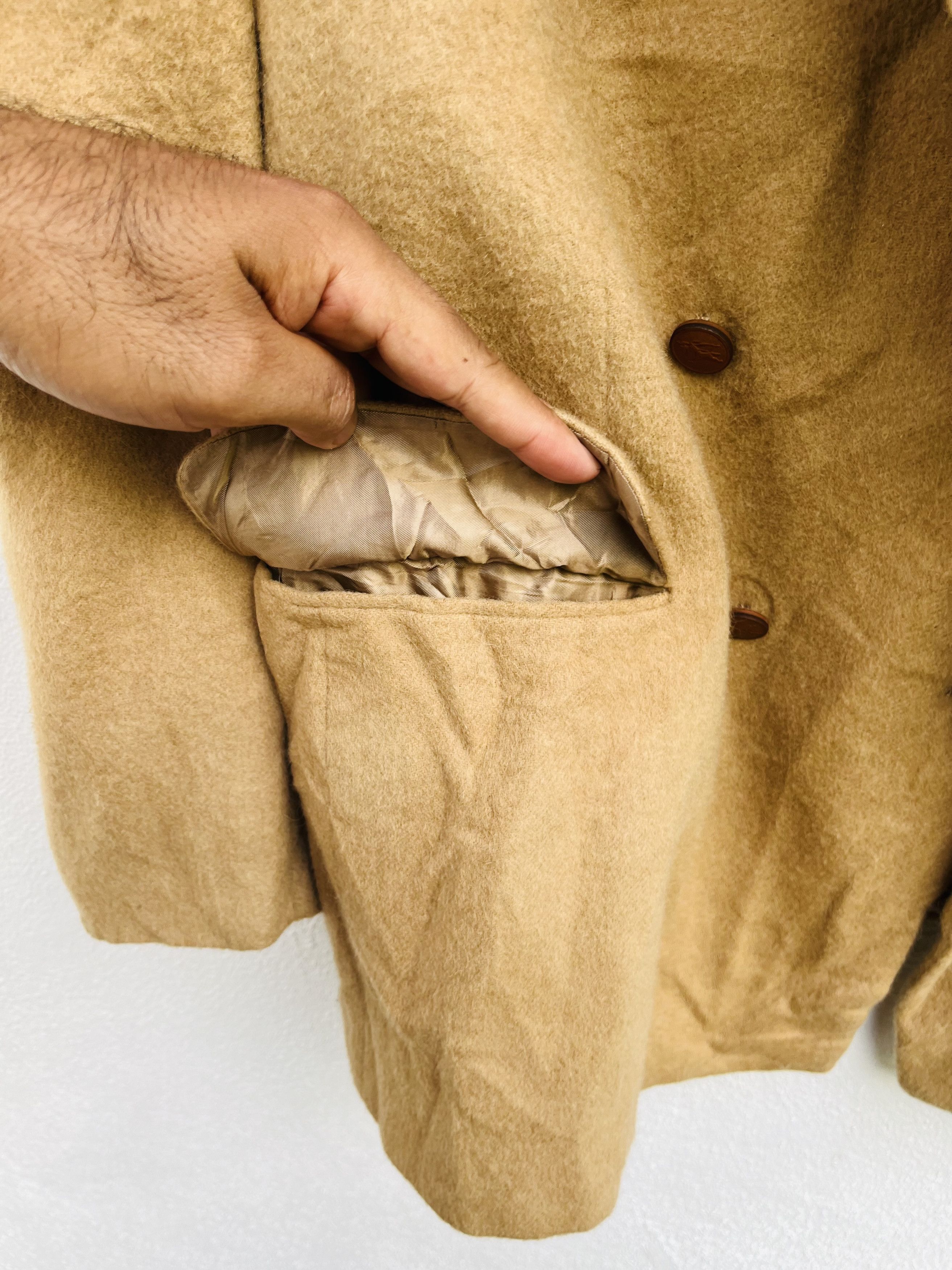 Burberry × Japanese Brand Vintage Burberrys Bullocks 100% Pure Camel Hair Wool Jacket Size US M / EU 48-50 / 2 - 14 Thumbnail