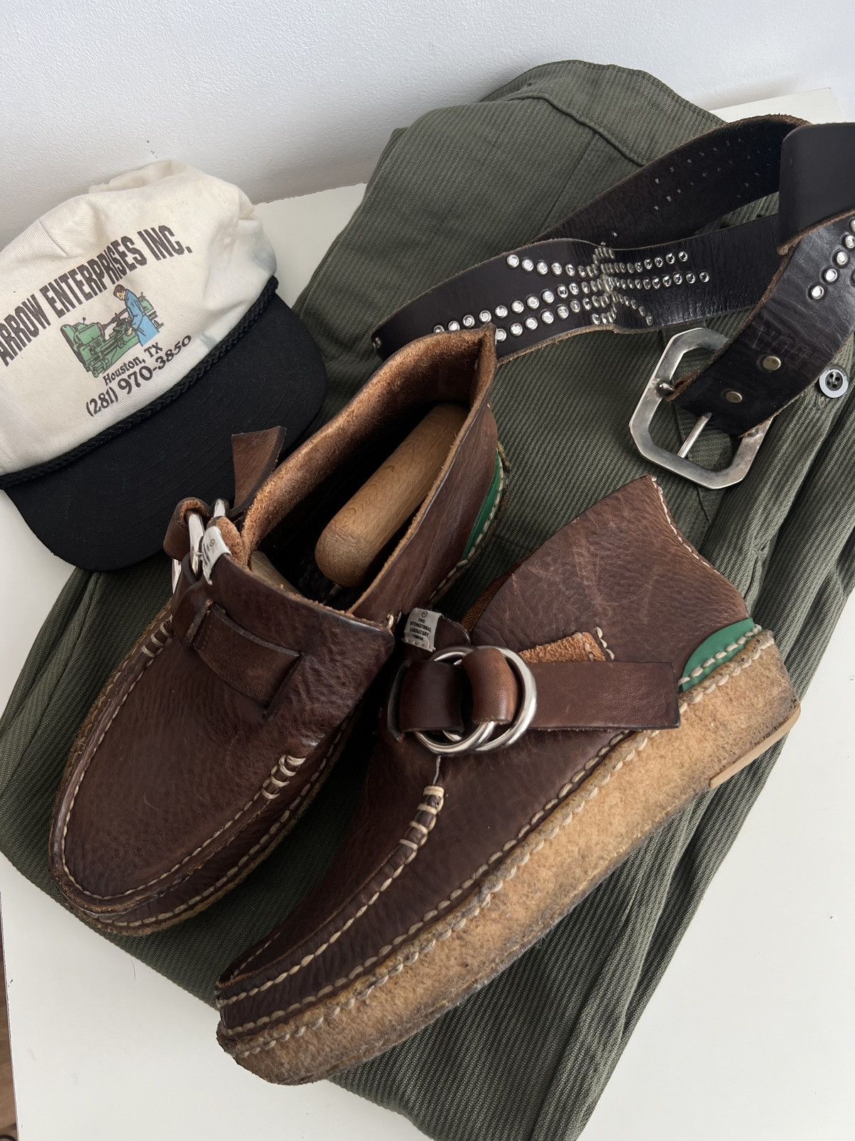Visvim 🔥Visvim Skynyrd Double Ring Leather Folk Moc Boots Size US 8.5 / EU 41-42 - 1 Thumbnail