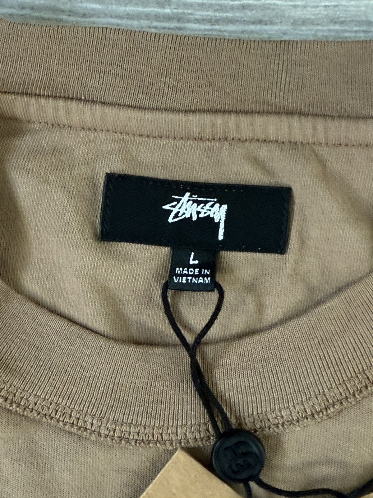 Stussy Men's Stussy Lazy 1140283 Umber Tee T-Shirt Size L Large New Size US L / EU 52-54 / 3 - 6 Thumbnail