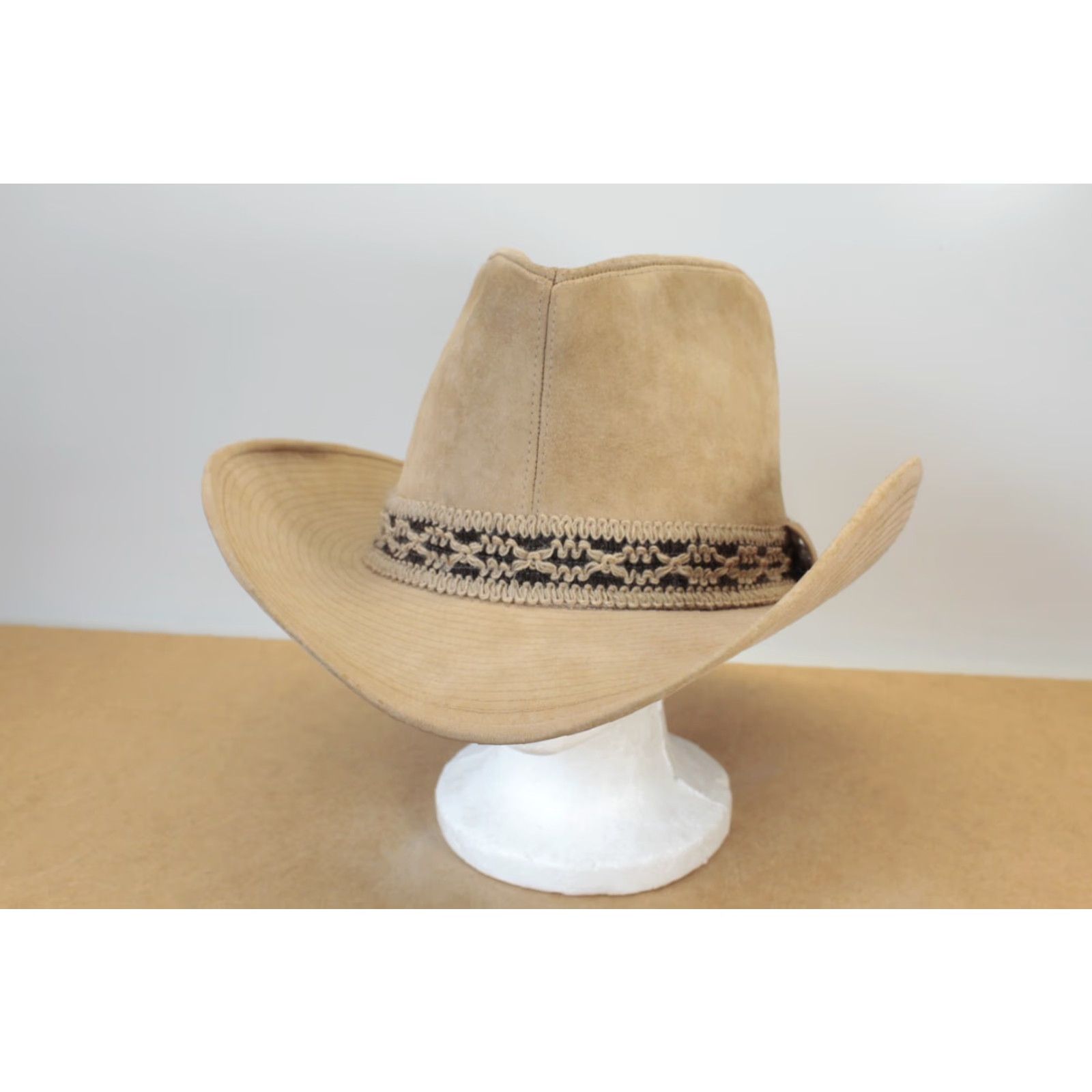 Vintage Vintage Resistol Western Cowboy Hat Self Conforming 7 ½ Tan Beige Brown CLEAN Size ONE SIZE - 2 Thumbnail