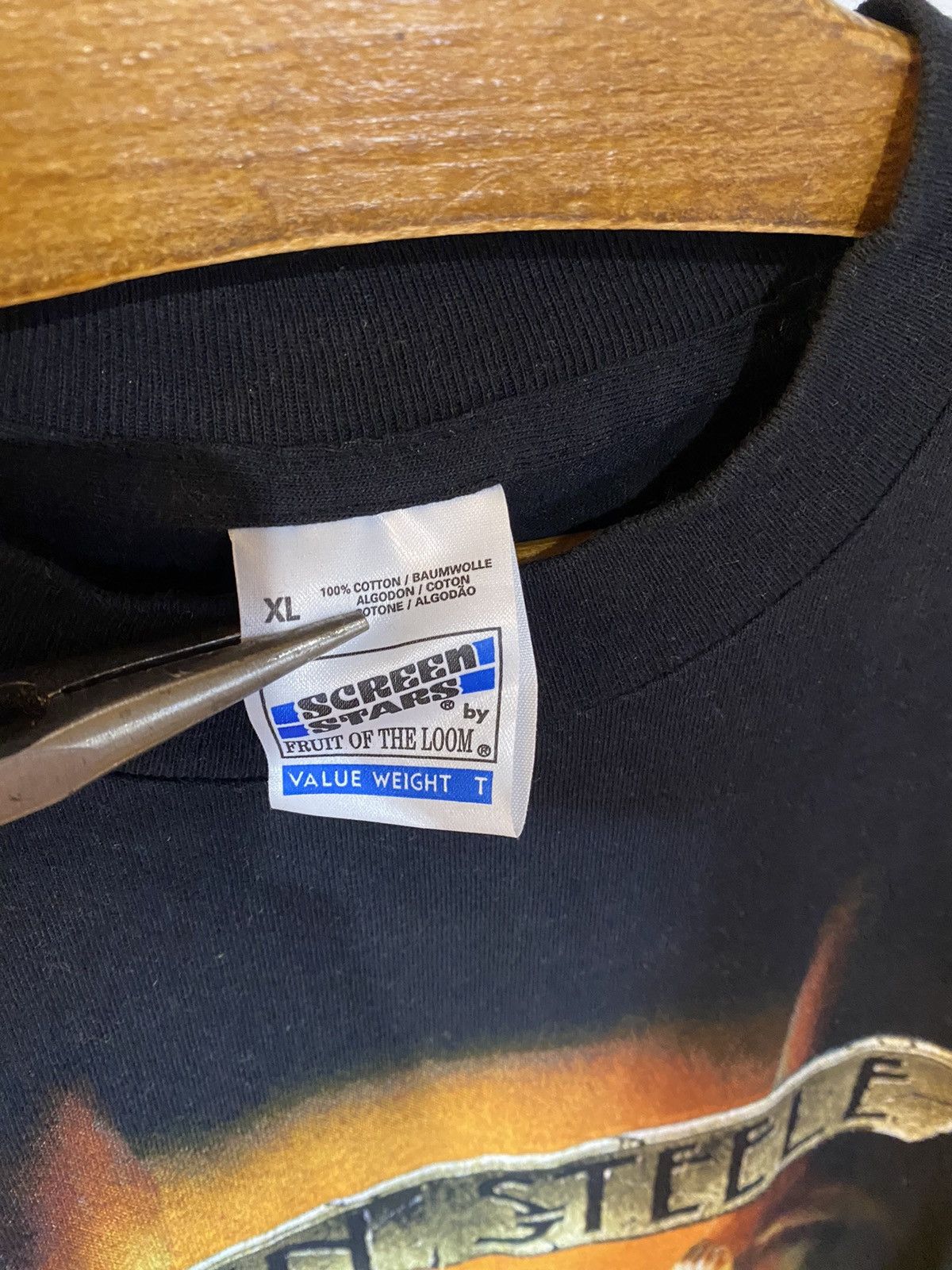 Band Tees × Vintage Vintage late 90s Virgin Steele shirt Size US XL / EU 56 / 4 - 4 Thumbnail