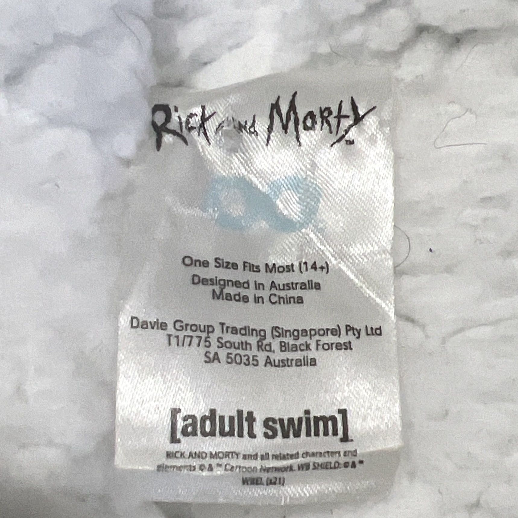 Swims Rick And Morty Oversized Sherpa Lined Hoodie Adult Swim Coverup Huge One Size Size US M / EU 48-50 / 2 - 5 Thumbnail