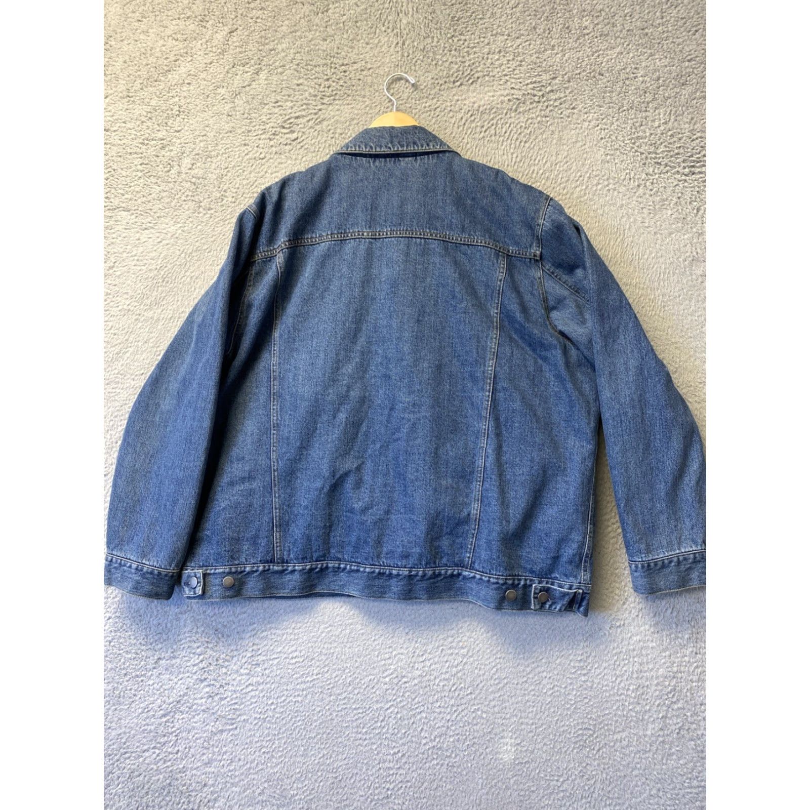 Denime VINTAGE Five Eleven Denim Jacket Biker Lined XL Blue 2000s Mens Size US 36 / EU 52 - 7 Thumbnail