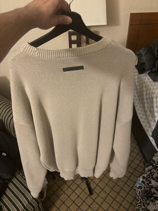 Fear of God Essentials Knit Sweater Men's size Medium | Grailed