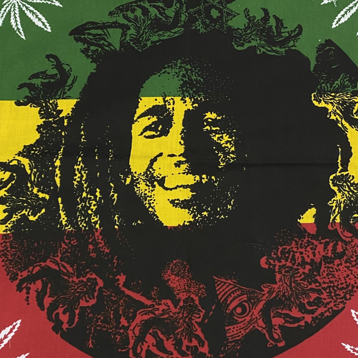 Band Tees Bandana headband scarf rasta reggae bob marley band Size ONE SIZE - 2 Thumbnail