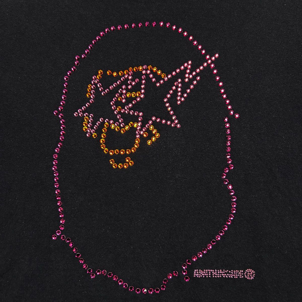 Bape Bape Neon Crystal ApeHead Tee Size US S / EU 44-46 / 1 - 2 Thumbnail