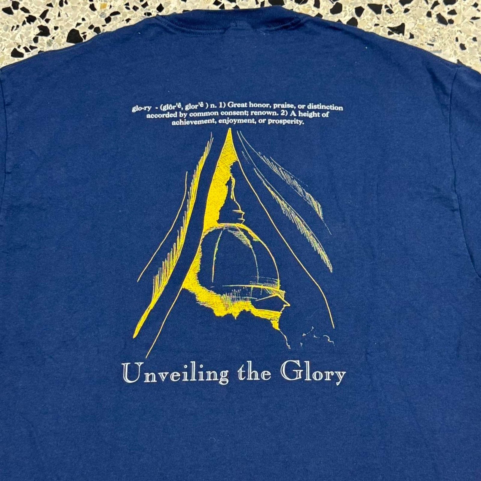 Hanes × Vintage VINTAGE Y2K UNIVERSITY OF NOTRE DAME VISITATION WEEKEND TEE: Size US L / EU 52-54 / 3 - 7 Thumbnail