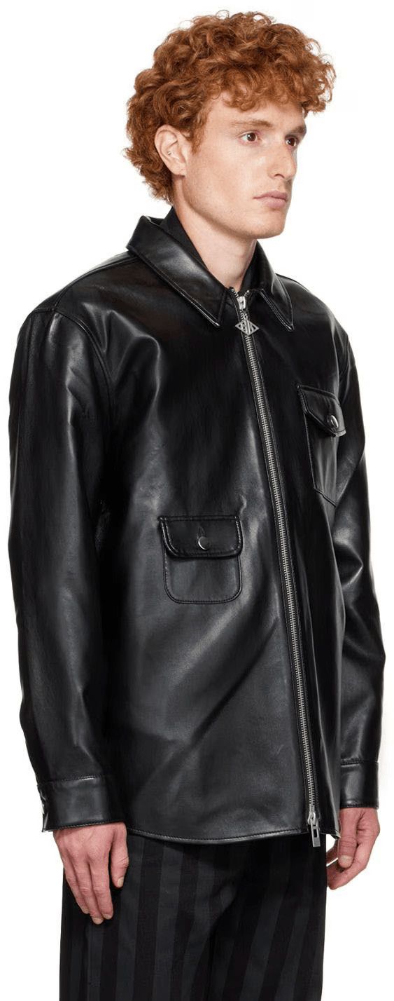 Han Kjobenhavn NWOT $750 - 46/S - Black Army Zip Shirt Size US S / EU 44-46 / 1 - 2 Thumbnail