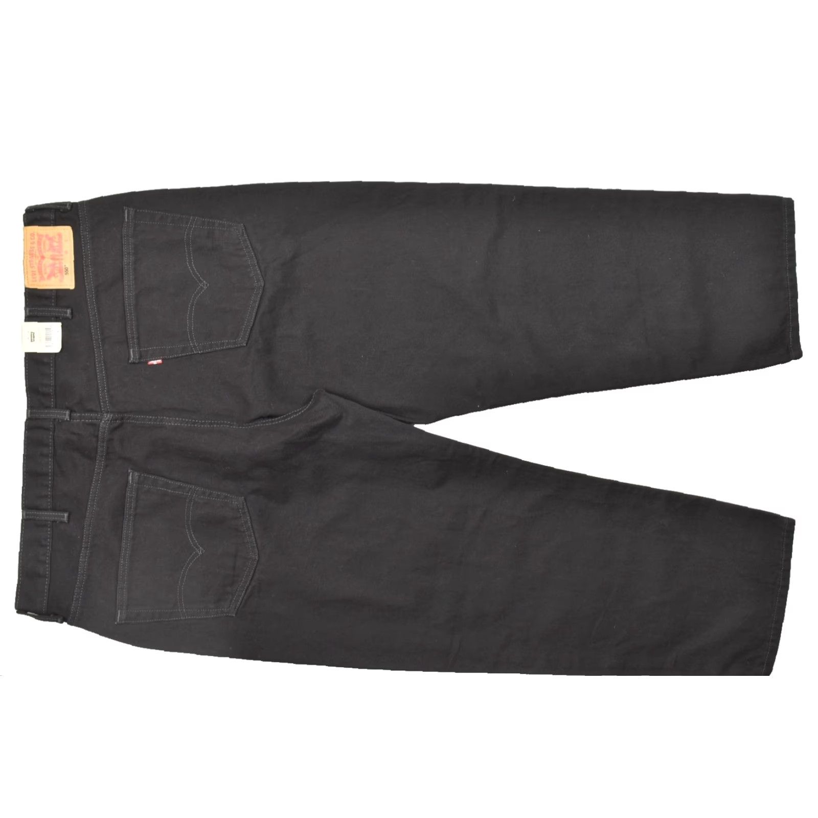 Levi's Levi's 550 Relaxed Fit Jeans Black 44x29 Cotton Denim 5-Pocket Men Size 44 Regular N/A Size US 44 / EU 60 - 2 Thumbnail