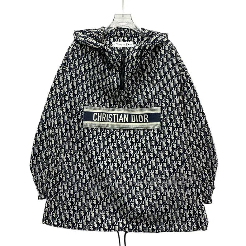 Dior Dior Colour block logo jacquard full print hooded semi-zip Size XS / US 0-2 / IT 36-38 - 1 Thumbnail