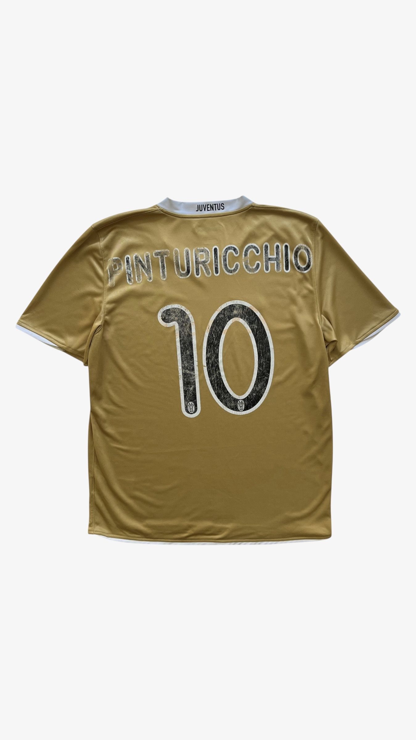 Nike Vintage Nike 2008 Juventus Del Piero Gold Football Jersey Size US L / EU 52-54 / 3 - 2 Thumbnail