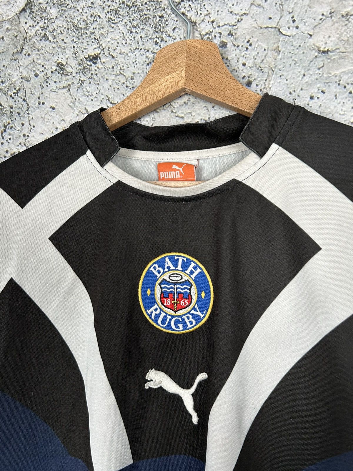 Puma Vintage Bath Rugby Jersey Puma Sportswear 90s England Size US L / EU 52-54 / 3 - 3 Thumbnail