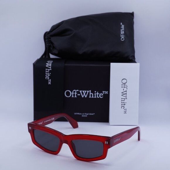 Off-White 🕶️New Off-White OERI135 MIRAMAR 2507 Sunglasses - Red Frame Size ONE SIZE - 10 Thumbnail