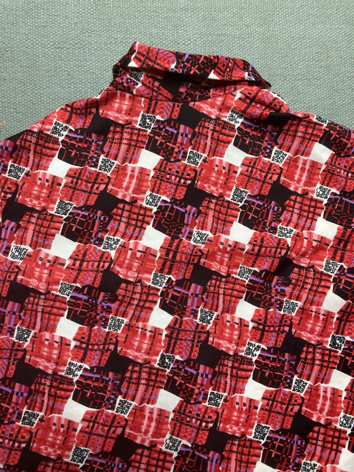 Sears × Vintage 70s button shirt polyester disco sears abstract women’s XL Size XL / US 12-14 / IT 48-50 - 6 Thumbnail