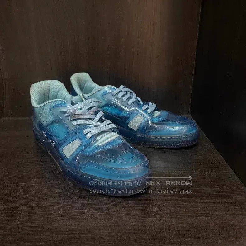 Louis Vuitton Louis Vuitton Blue jelly PVC trainer casual shoes Size US 8 / EU 41 - 2 Thumbnail