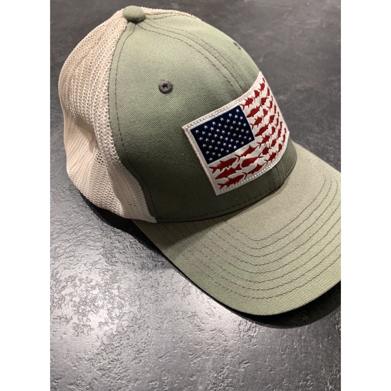 Vintage VINTAGE Columbia Trucker Hat Fishing Adjustable Adult Small Green PFG Mens Size ONE SIZE - 3 Thumbnail