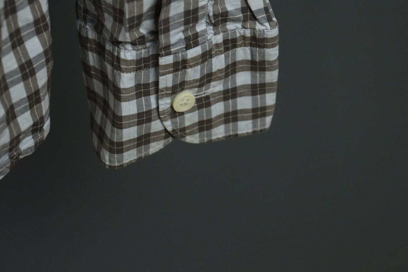 Ermenegildo Zegna Ermenegildo Zegna Multi Plaid Button Down Shirt Size L Size US L / EU 52-54 / 3 - 12 Thumbnail