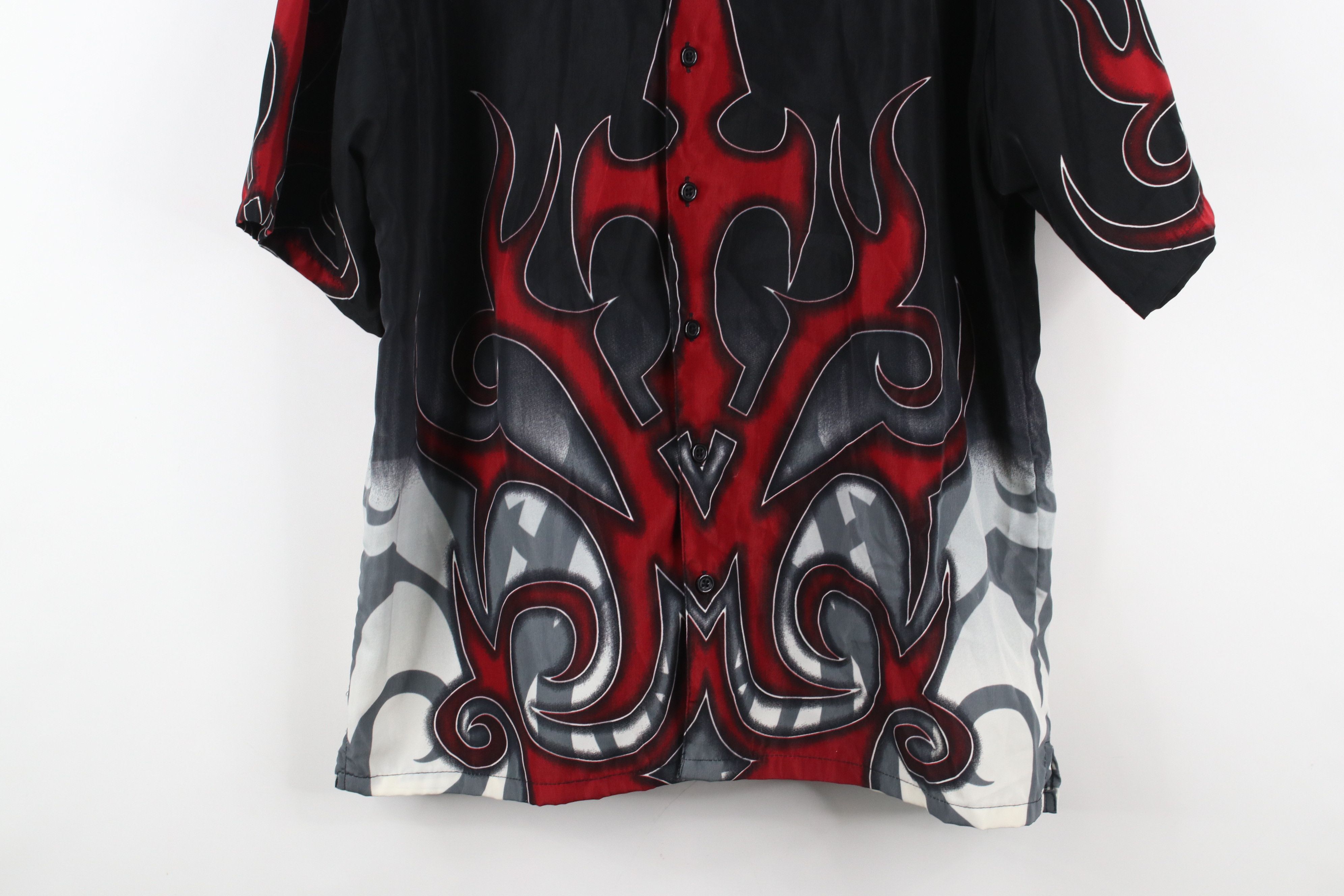 Vintage Vintage 90s Streetwear Short Sleeve Collared Button Shirt Size US M / EU 48-50 / 2 - 3 Thumbnail