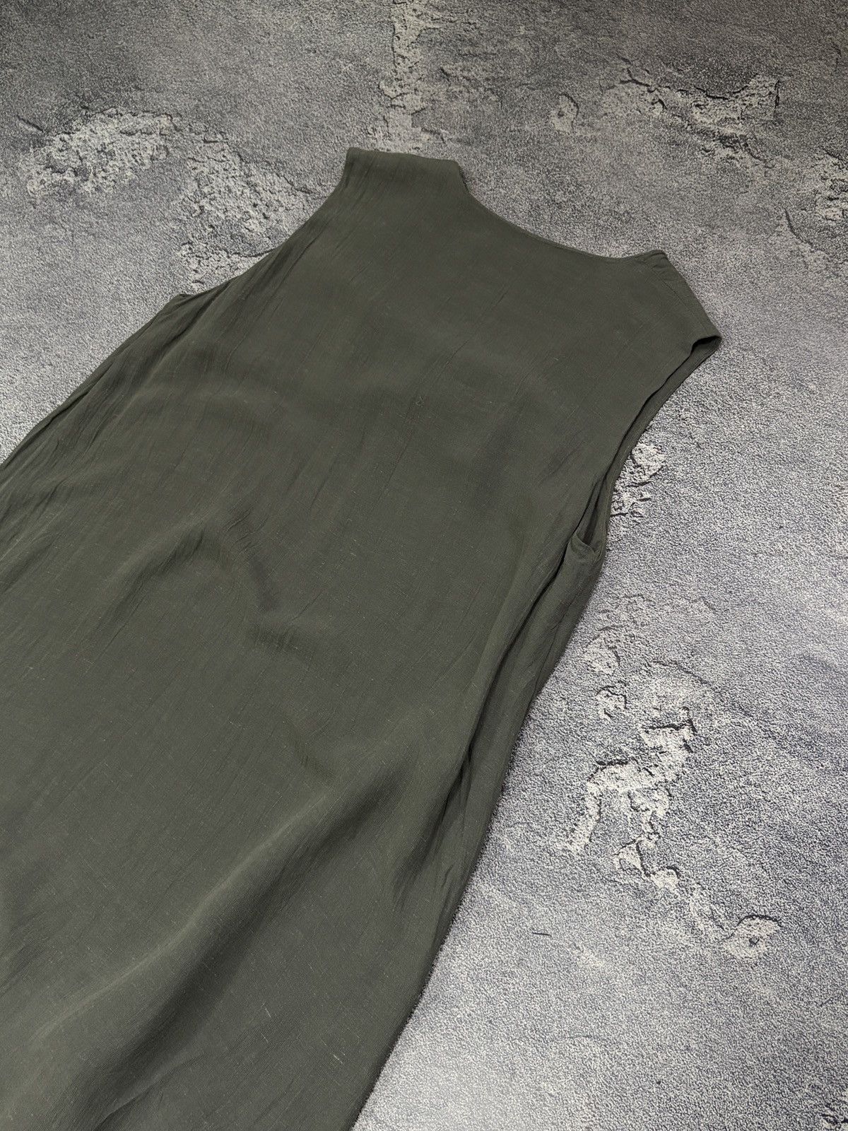 Rundholz Rundholz Grey Sleeveless Asymmetric Lagenlook Dress S Size S / US 4 / IT 40 - 13 Thumbnail