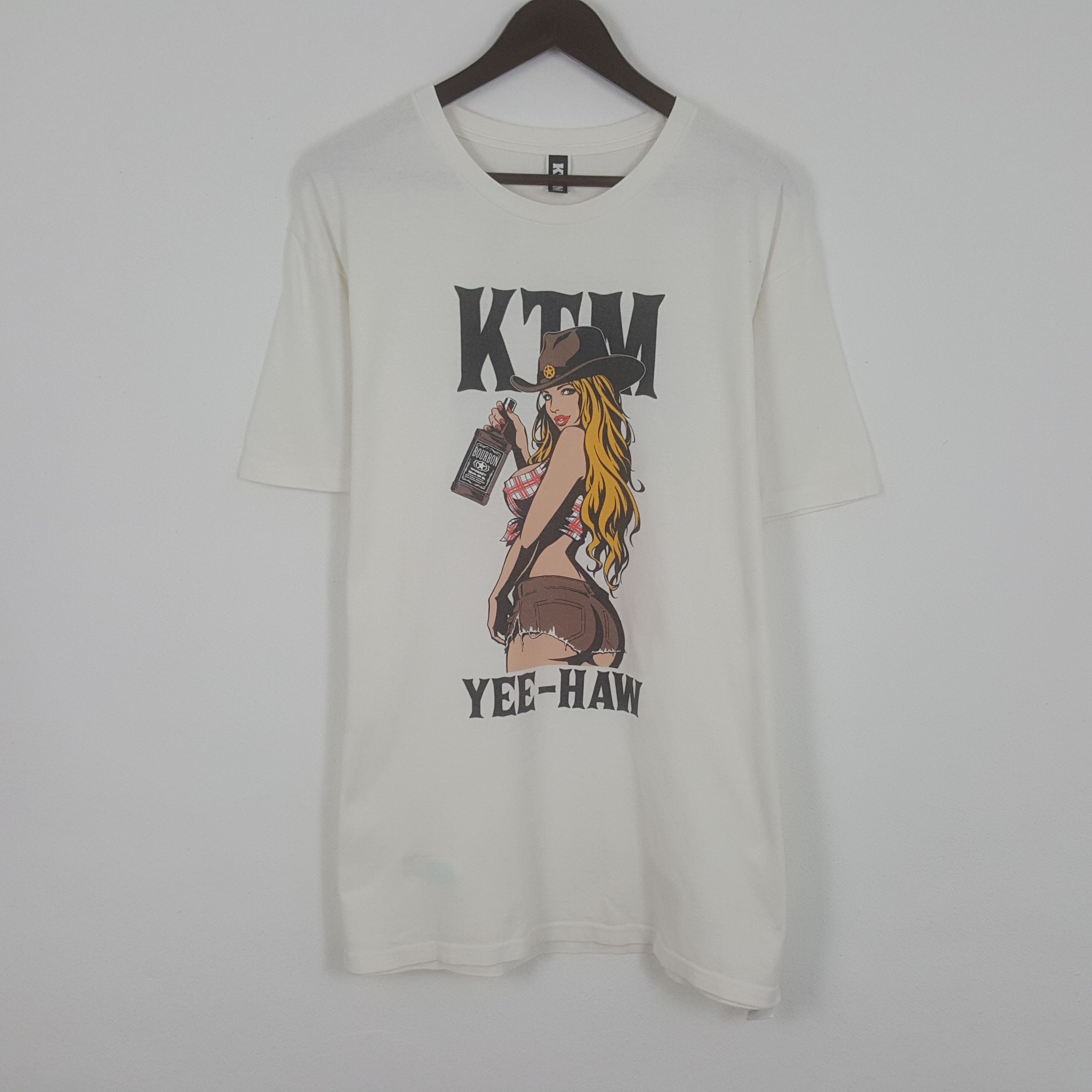Vintage Vintage KTM Yee-Haw Tour 2019 Tshirt Size US XL / EU 56 / 4 - 1 Thumbnail