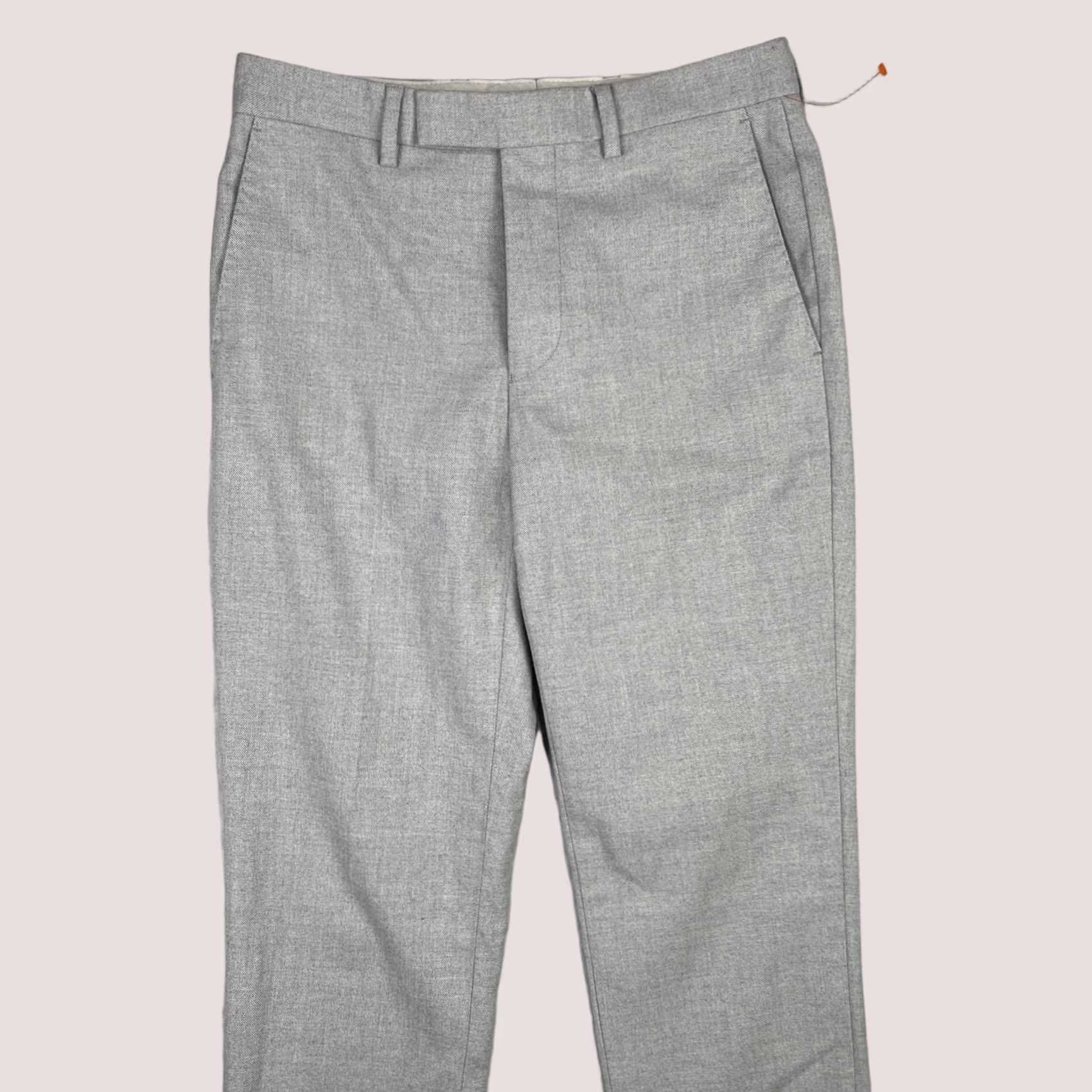 Reiss Reiss Dress Pants Mens 28x32 Gray View Flat Front Business Chino Trousers Size US 28 / EU 44 - 1 Thumbnail
