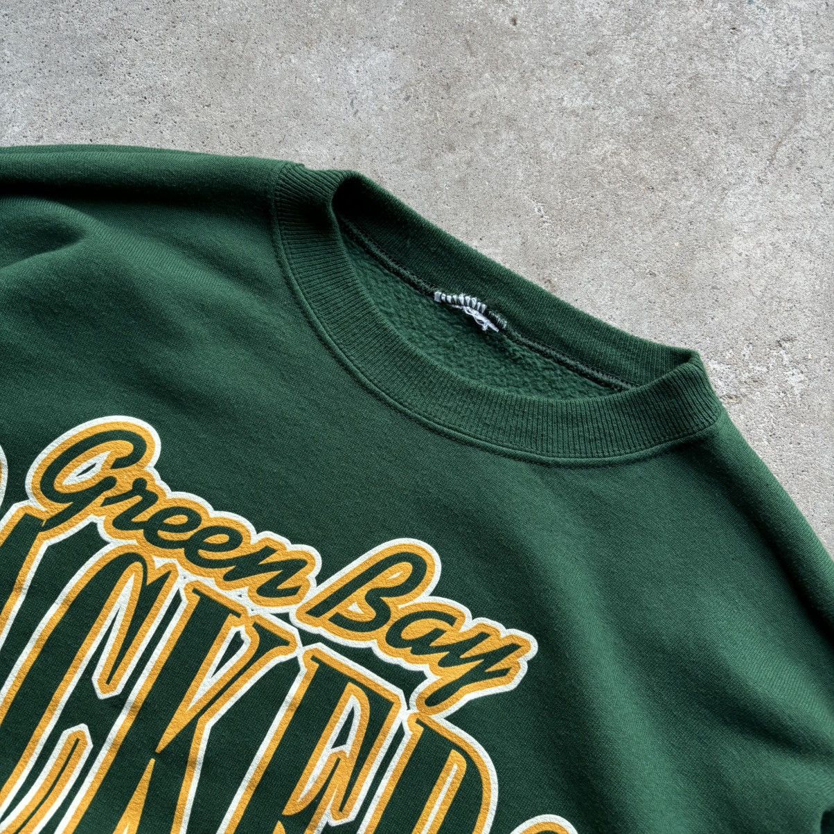 NFL vintage 90s NFL GREEN BAY PACKERS Spellout sweatshirt Size US L / EU 52-54 / 3 - 7 Thumbnail