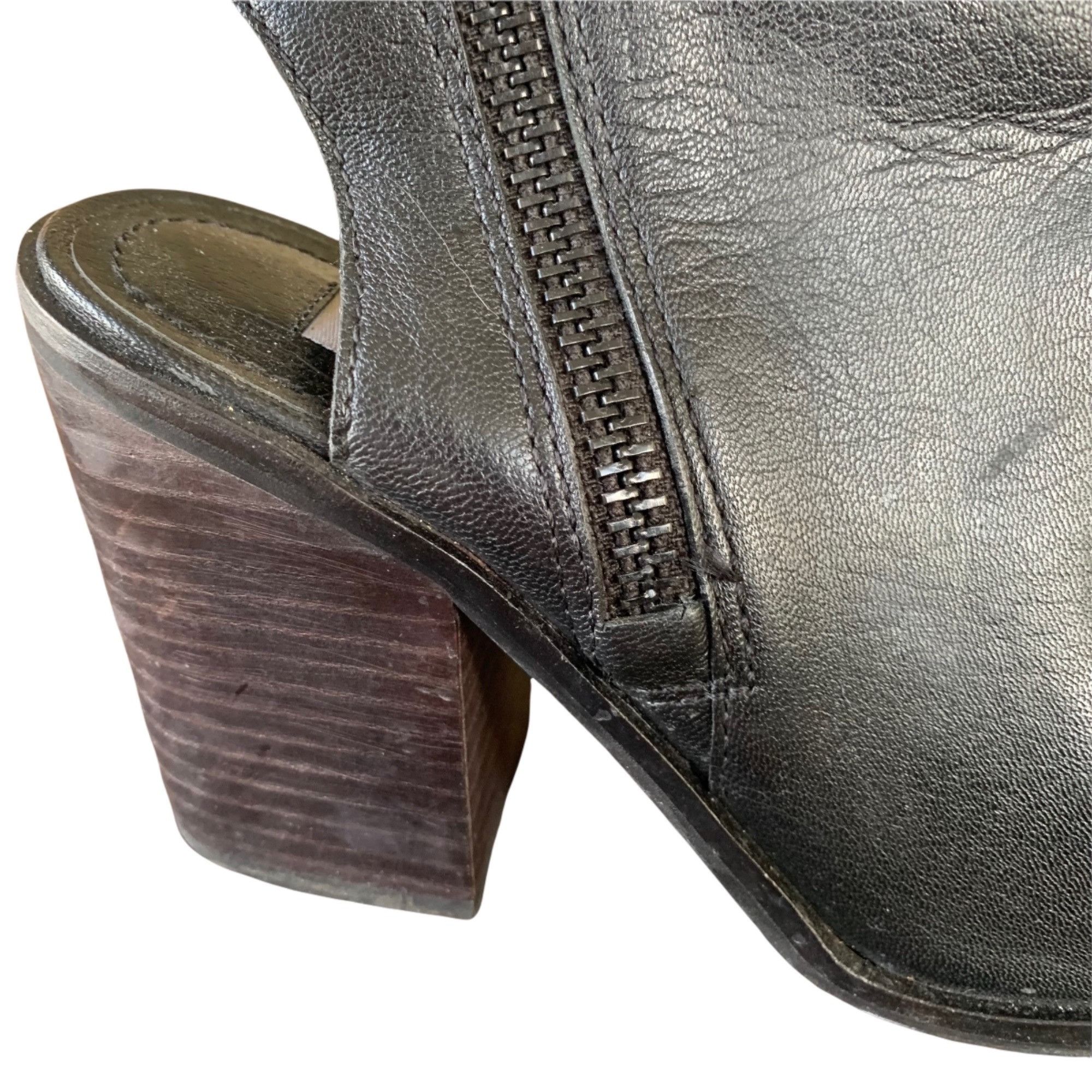 Steve Madden Steve Madden Leather Platform Open Toe Cutout Edgy Boho Boot Size US 7 / IT 37 - 3 Thumbnail
