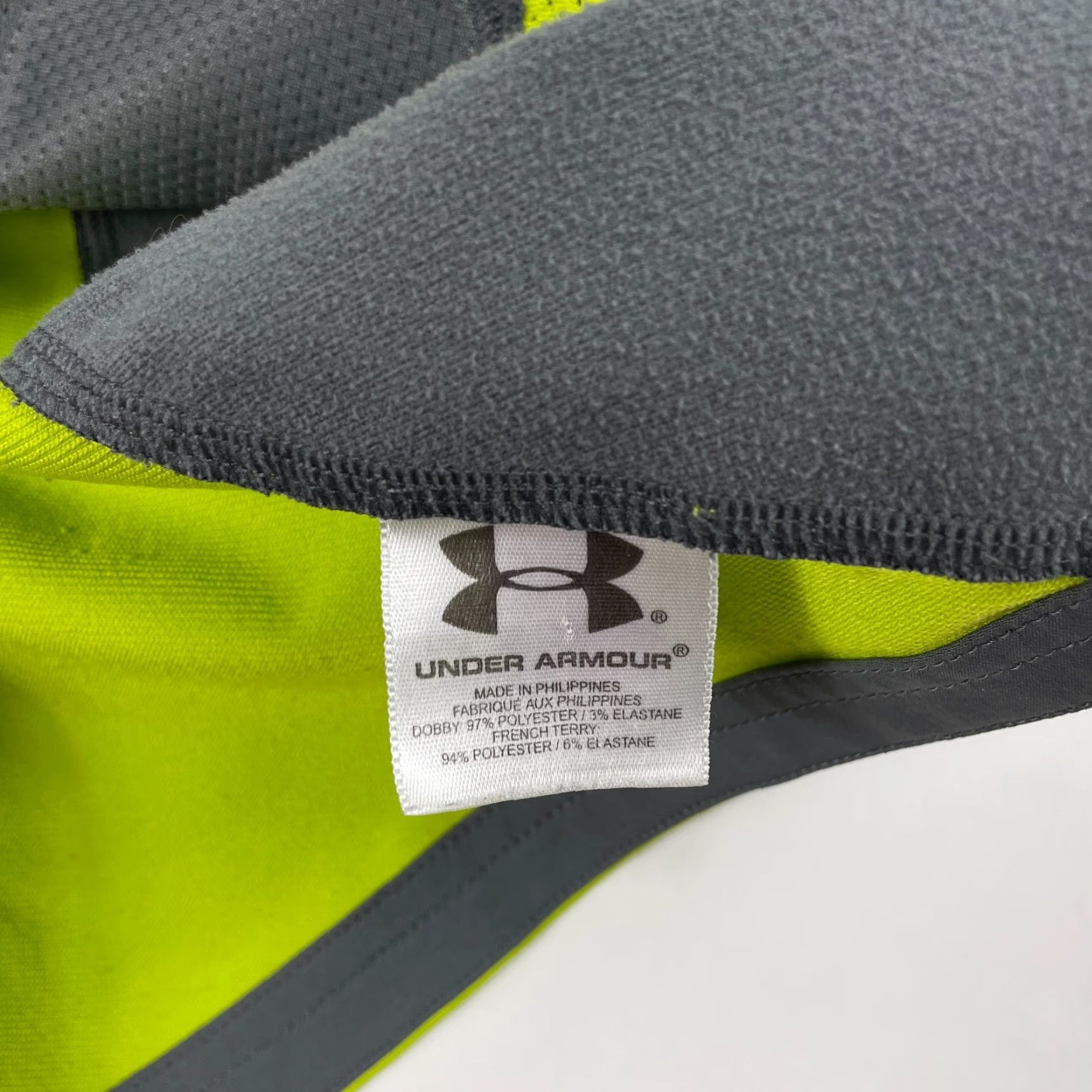 Under Armour Under Armour Jacket Men Medium Gray Yellow ColdGear Full Zip Softshell Lined Ski Activities: Outdoor, Ski, Casual Mens Size US M / EU 48-50 / 2 - 6 Thumbnail