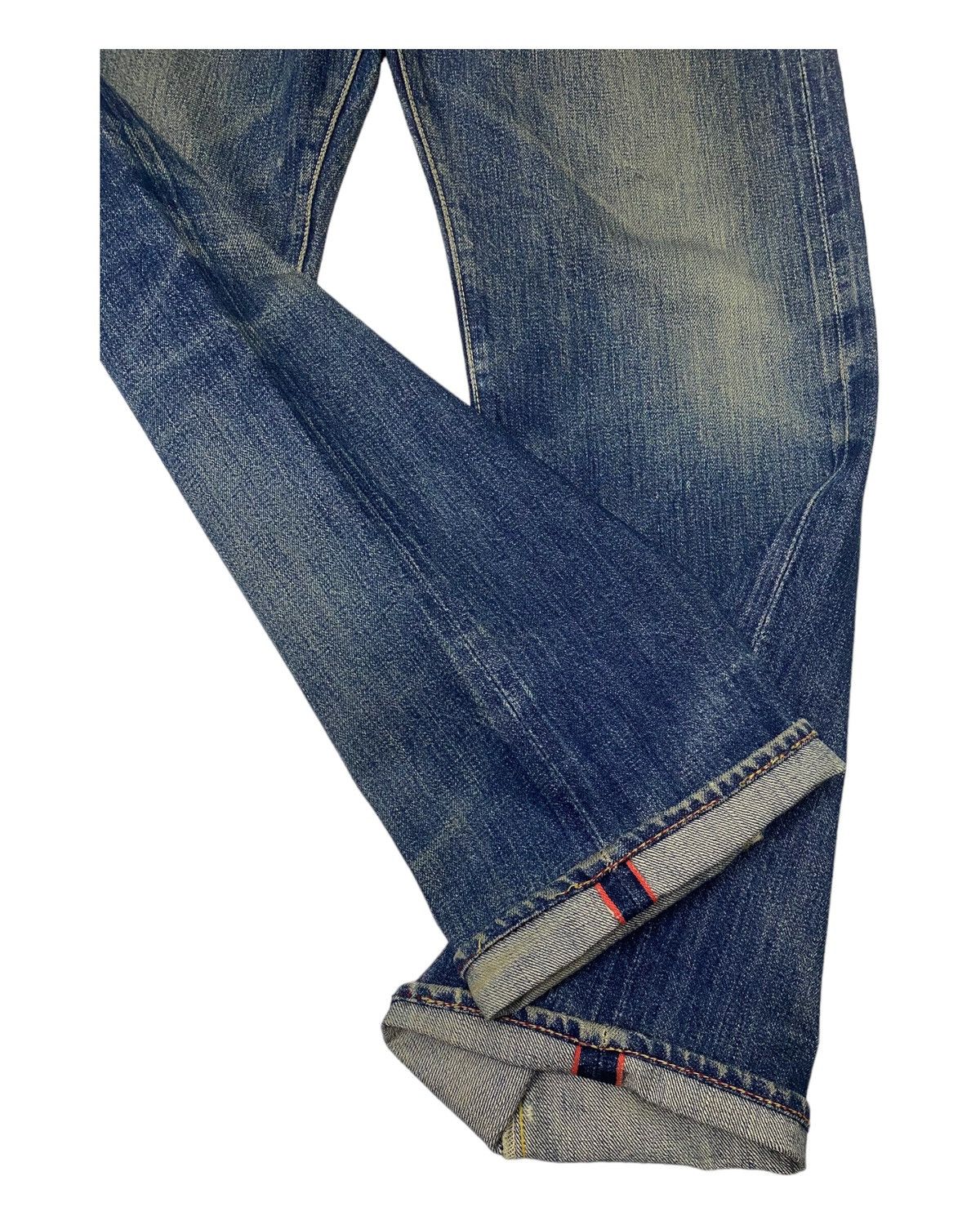 Kapital × Kapital Kountry 🇯🇵 KAPITAL🔥LEGS SELVEDGE DISTRESSED DENIM JEANS JAPAN Size US 28 / EU 44 - 5 Thumbnail