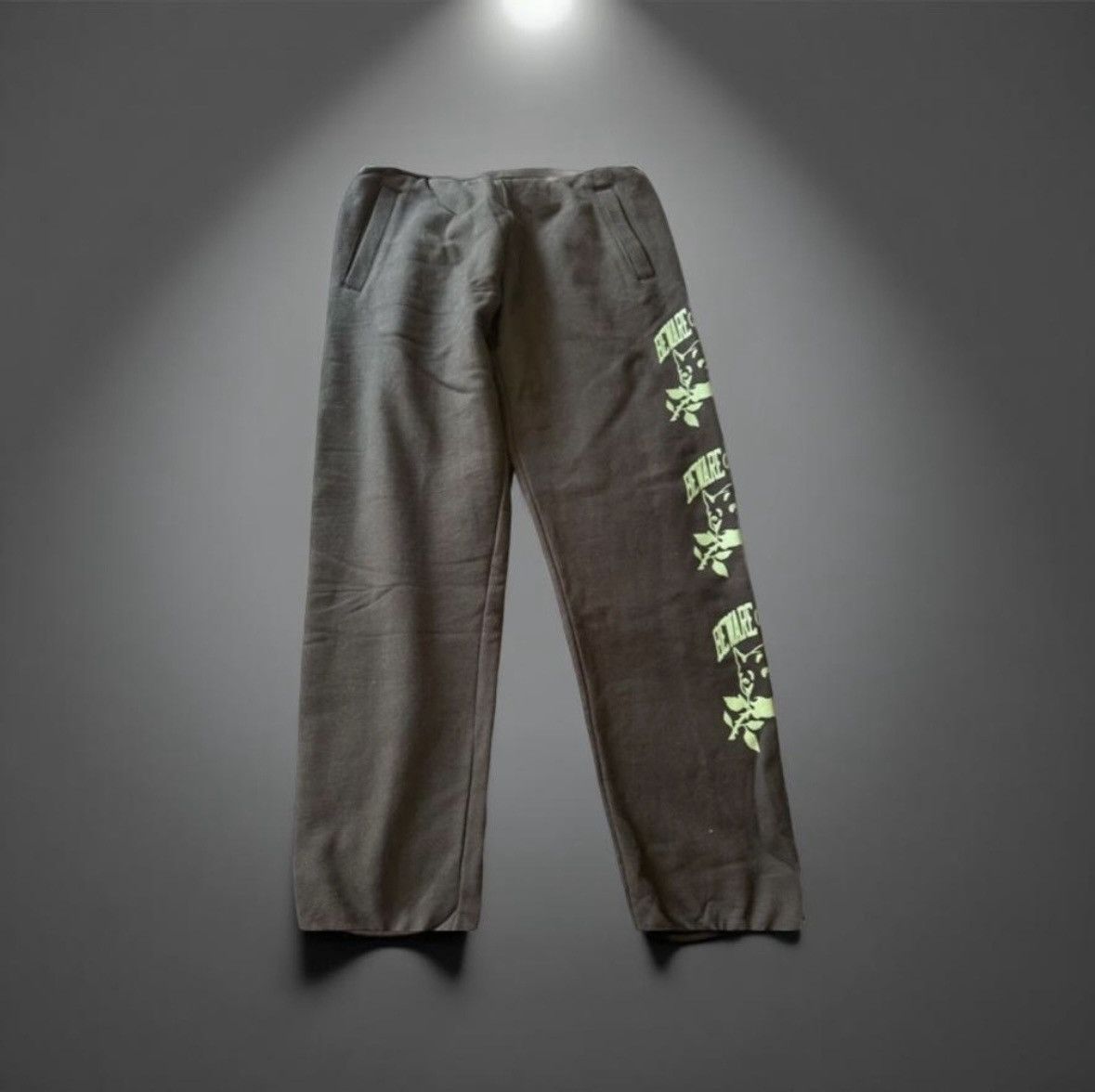Market Market Beware of Humans Joggers – Medium – Black/Green Size US 36 / EU 52 - 1 Thumbnail