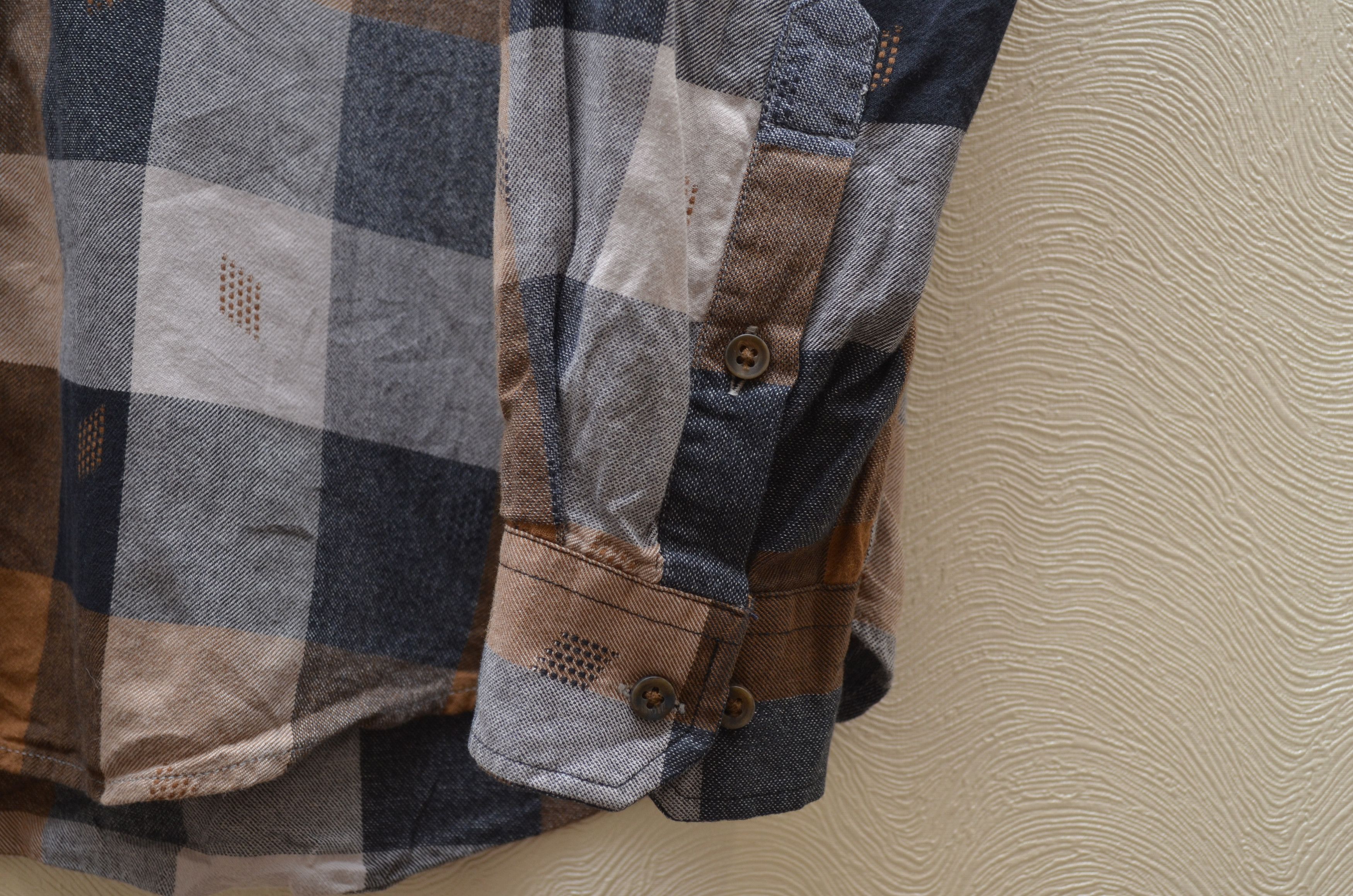 Denim & Supply Ralph Lauren × Polo Ralph Lauren Denim and Supply Ralph Lauren Brown Check Western Shirt Rare Size US XXL / EU 58 / 5 - 4 Thumbnail