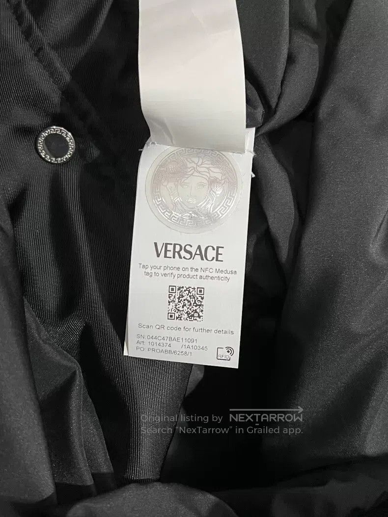 Versace Versace Letter-embroidered baseball collar jacket Size US S / EU 44-46 / 1 - 7 Thumbnail