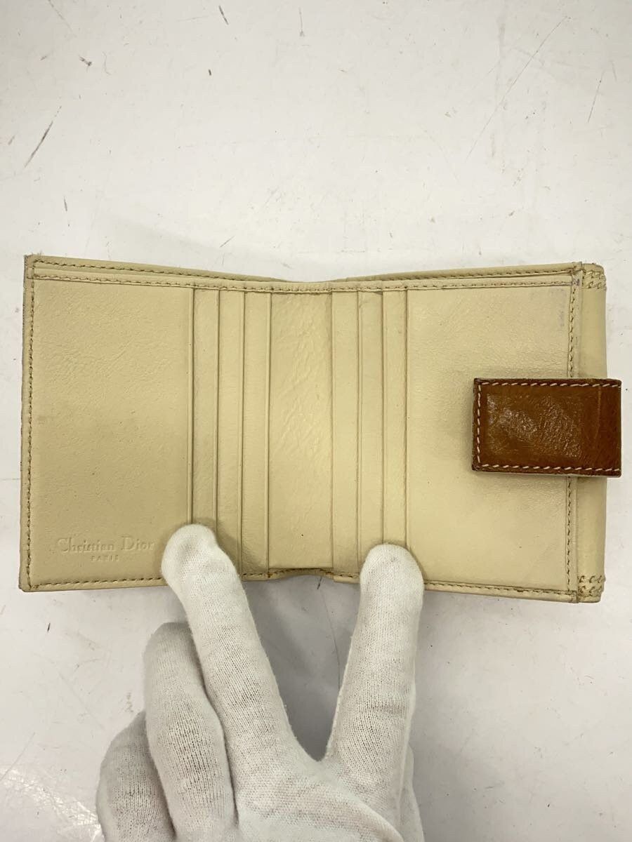 Dior Dior Bi-Fold Wallet Beige Size ONE SIZE - 4 Thumbnail